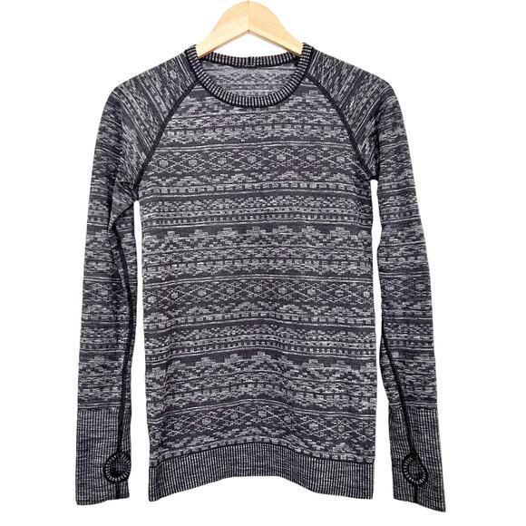Lululemon Gray Rest Less Long Sleeve Pullover Shirt - Picture 1 of 5